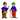 Charlie Chaplin Inspired Duo Coloring Page colored reference placeholder