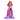 Elegant Barbie Princess Gown Coloring Page colored reference placeholder