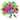 Elegant Floral Bouquet Coloring Page colored reference placeholder