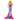 Glamorous Barbie Fashion Coloring Page colored reference placeholder