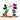 Mickey and Minnie Sweet Kiss Coloring Page colored reference placeholder