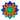 Simple Flower Mandala Coloring Page colored reference placeholder