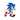 Sonic the Hedgehog Running Coloring Page colored reference placeholder