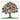 Blooming Flower Tree Coloring Page colored reference placeholder