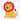 Cute Sitting Lion Coloring Page colored reference placeholder