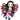 Chibi Nezuko Dashing Forward Coloring Page colored reference placeholder