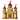 Majestic Medieval Castle Coloring Page colored reference placeholder
